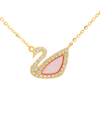 RANTAI LEHER ANGSA SETIA MOTHER OF PEARL