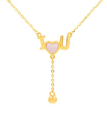 RANTAI LEHER LOVE SPELL MOTHER OF PEARL