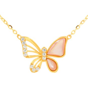 RANTAI LEHER AILES GRANDE MOTHER OF PEARL