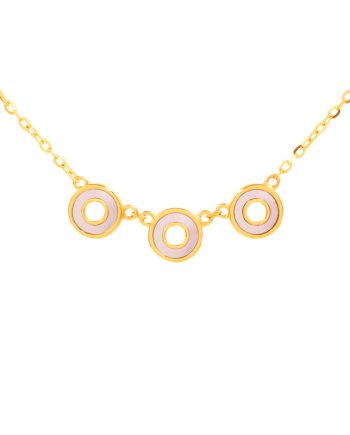 RANTAI LEHER RODA KEHIDUPAN MOTHER OF PEARL