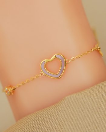 RANTAI TANGAN PECULIAR LOVE IN FRAME MOTHER OF PEARL