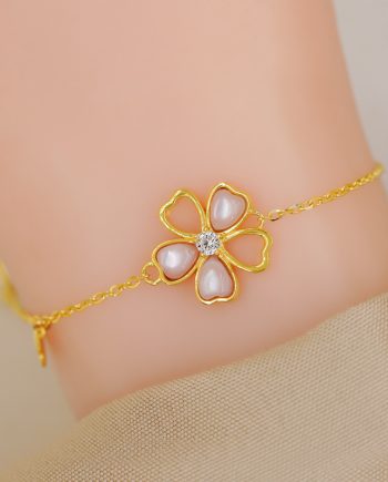 RANTAI TANGAN DEWY BLOOM MOTHER OF PEARL