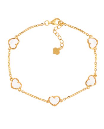 RANTAI TANGAN QUINTINA FUN AMORE PETITE MOTHER OF PEARL PUTIH