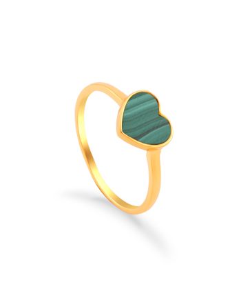 CINCIN AMIAS BATU MALACHITE HIJAU