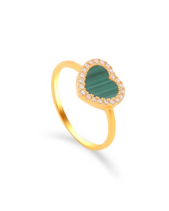 CINCIN BRISA STONE BATU MALACHITE HIJAU (KECIL)