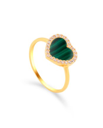CINCIN BRISA STONE BATU MALACHITE HIJAU (BESAR)
