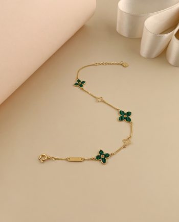 RANTAI TANGAN ACACIA MALACHITE HIJAU