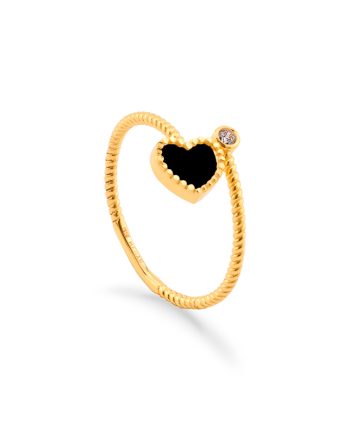 CINCIN GRISON BATU AGATE HITAM