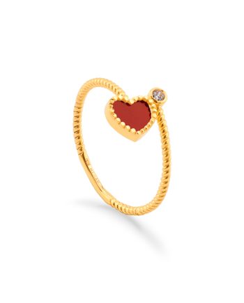 CINCIN GRISON BATU AGATE MERAH