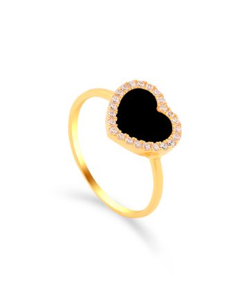 CINCIN BRISA STONE BATU AGATE HITAM (BESAR)