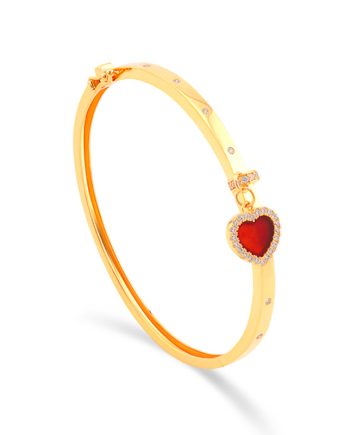 GELANG TANGAN ROUGE BATU AGATE MERAH + BATU (BUJUR)