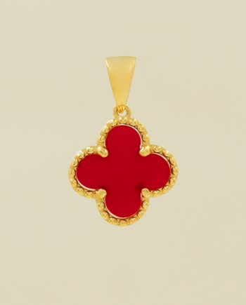 LOKET KUATTRO BATU AGATE MERAH