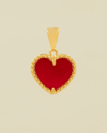 LOKET CINTA HANNA BATU AGATE MERAH