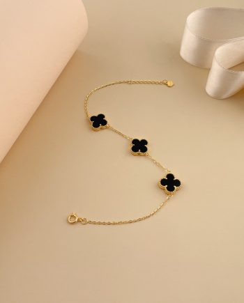 RANTAI TANGAN LUCKY ME SHINE GRANDE BATU AGATE HITAM