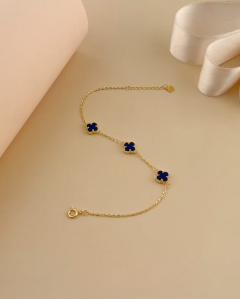 RANTAI TANGAN LUCKY ME SHINE MINI BATU LAPIS LAZULI BIRU