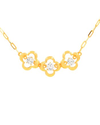 RANTAI LEHER JULIETTE DANCING STONE