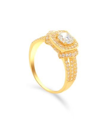CINCIN MOISSANITE MAGNIFICIENT CUSHION CUT