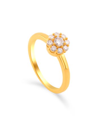 CINCIN MOISSANITE WHIRLING FLORENCIA