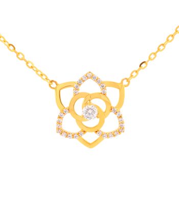 RANTAI LEHER MAGNOLIA MOISSANITE