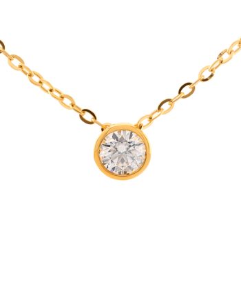 RANTAI LEHER GLEAMING ALENA MOISSANITE (MIDI)