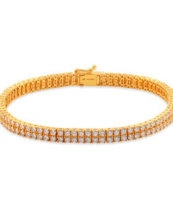 RANTAI TANGAN DOUBLE LAYER TENNIS OLIVIA MOISSANITE