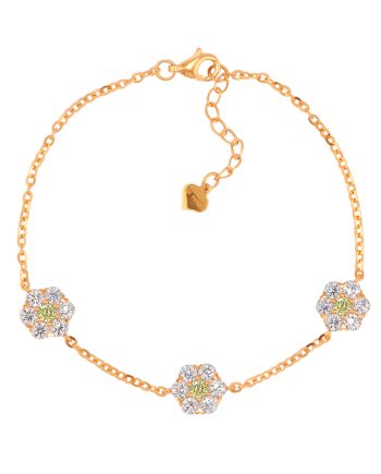 RANTAI TANGAN TRI BRYONY HIJAU MOISSANITE