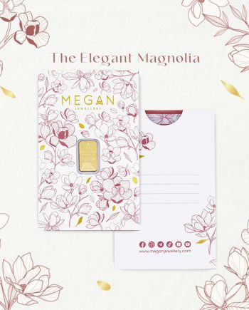 1 GRAM MEGAN GOLD BARS-THE ELEGANT MAGNOLIA